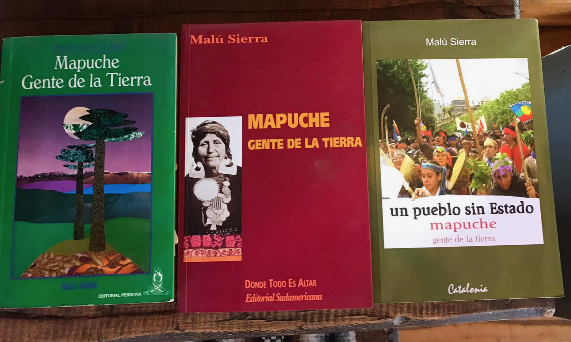 Malu Sierra is author of the books "Mapuche Gente de la Tierra" and "Un Pueblo sin Estado."